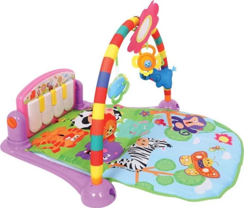 Lorelli Gym Playmat Piano Pink New Παιδικό Χαλάκι Γυμναστήριο 10300260002