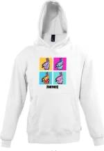 Fortnite llama kids hoodie - WHITE