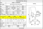 Παιδική Καρέκλα Γραφείου BF2740 50x50x80/92εκ Μαύρο