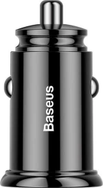 Baseus Φορτιστής Αυτοκινήτου Quick Charge 4.0 5A Γρήγορης Φόρτισης με Θύρες: 1xUSB 1xType-C