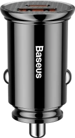 Baseus Φορτιστής Αυτοκινήτου Quick Charge 4.0 5A Γρήγορης Φόρτισης με Θύρες: 1xUSB 1xType-C