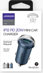 Joyroom Φορτιστής Αναπτήρα Αυτοκινήτου 4A με Θύρα USB και Type-C