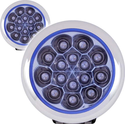 ΠΡΟΒΟΛΑΚΙΑ 15 LED ΜΠΛΕ ΣΤΡΟΓΓΥΛΑ 12V