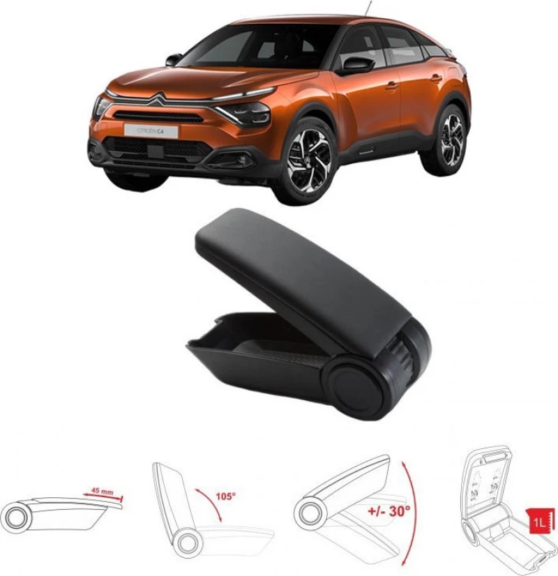 Rati Armster Τεμπέλης Αυτοκινήτου για Citroen C4 SpaceTourer 2019