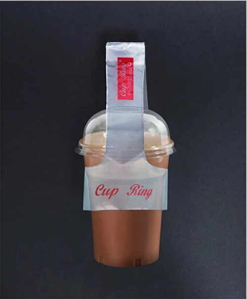 Μονοθέσια θήκη μεταφοράς Cup Ring - Σακούλα ποτηροθήκη - 1000 τεμάχια