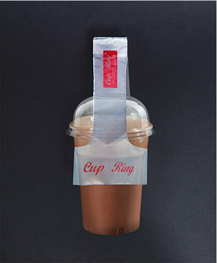 Μονοθέσια θήκη μεταφοράς Cup Ring - Σακούλα ποτηροθήκη - 1000 τεμάχια