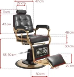 Gabbiano Barber Chair Boss Black