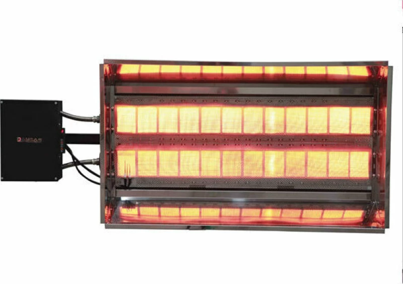 Thermogatz Σόμπα Υγραερίου Επιτοίχια DSR 56E INDUSTRIAL 56kW