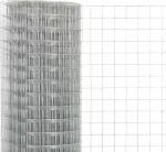 vidaXL Συρματόπλεγμα Τετράγωνο Ασημί 50x1000cm 143611