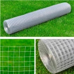 vidaXL Συρματόπλεγμα Τετράγωνο Ασημί 100x2500cm 140117