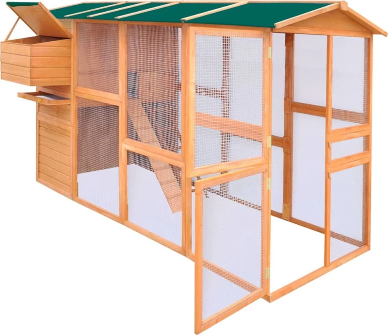 vidaXL Κοτέτσι 295x163x170cm Ξύλινο 170411