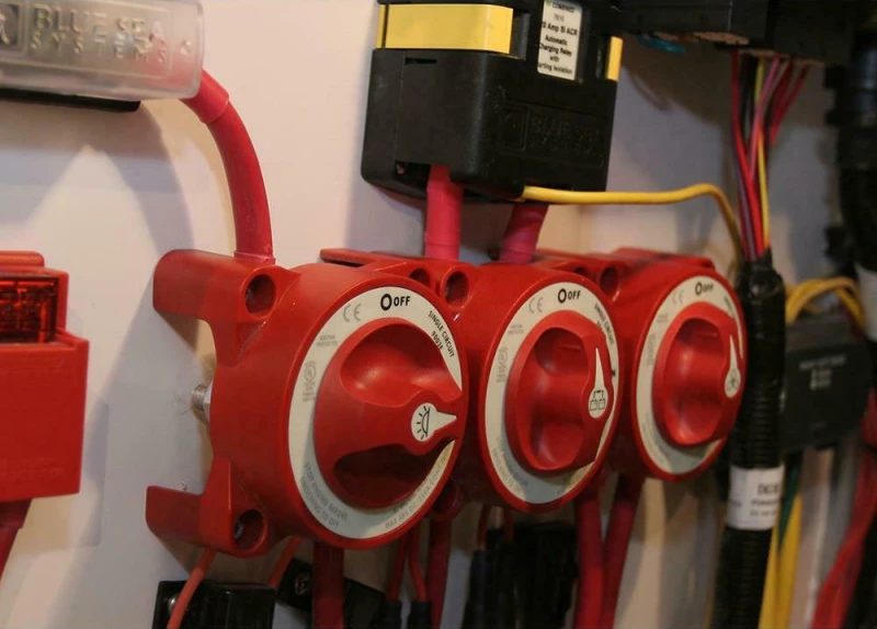 Seaflo Blue Sea Systems E Series Διακόπτης Μπαταρίας On-off Μονού Κυκλώματος