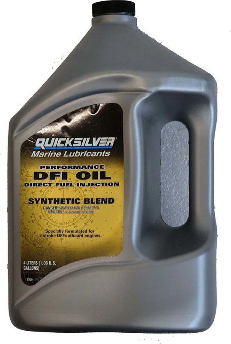Quicksilver Dfi Oil Συνθετικό Λάδι Άκαπνο Δίχρονης Μηχανής 4Λίτρα