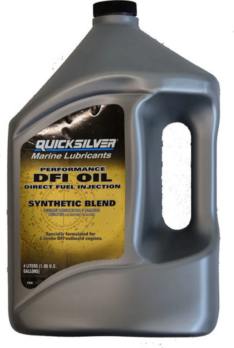 Quicksilver Dfi Oil Συνθετικό Λάδι Άκαπνο Δίχρονης Μηχανής 4Λίτρα