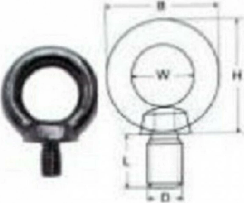 ΜΑΠΑ ΑΡΣΕΝΙΚΗ ΜΕ ΚΟΝΤΟ ΣΠΕΙΡΩΜΑ M6 10mm INOX A4 OEM DIN580