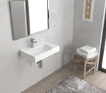 Karag Infinity 6160 Επιτοίχιος Κρεμαστός Νιπτήρας Πορσελάνης 60x38cm Λευκός