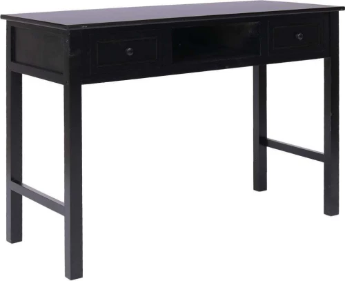 Γραφείο Μαύρο 110 x 45 x 76 εκ. Ξύλινο