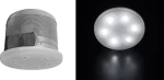 Adeleq Μεταλλικό Σποτ Χωνευτό Ενσωματωμένο LED 6x3W 17x17cm Ασημί