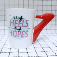High Heels Κούπα Κεραμική Λευκή 300ml