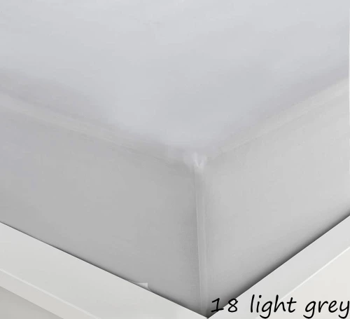 Sunshine Σεντόνι Διπλό με Λάστιχο 160x200x20 Menta Light Grey 18