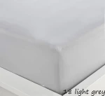 Sunshine Σεντόνι Διπλό με Λάστιχο 160x200x20 Menta Light Grey 18