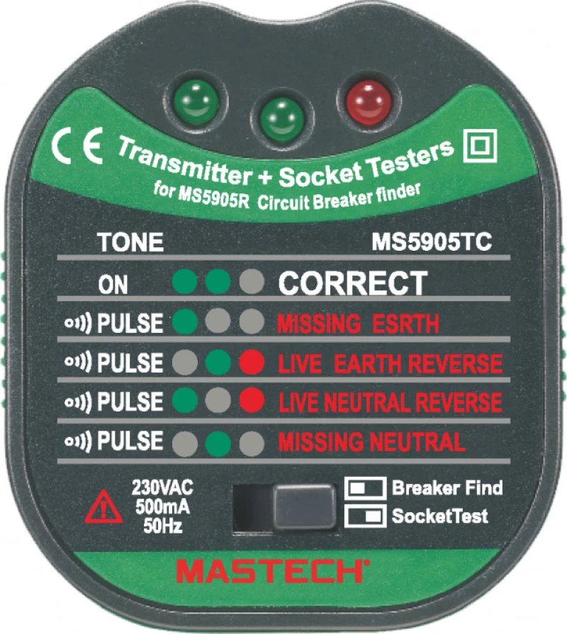 Mastech MS5905RTD Tester Καλωδίων Ρεύματος