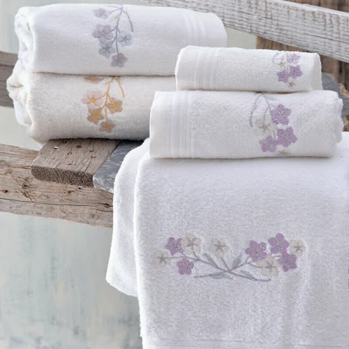 Rythmos Σετ Πετσέτες 3τμχ Jolie Εκρού