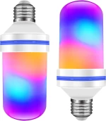 GloboStar Λάμπα LED για Ντουί E27 RGB 450lm