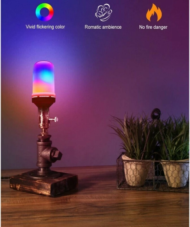 GloboStar Λάμπα LED για Ντουί E27 RGB 450lm