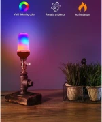 GloboStar Λάμπα LED για Ντουί E27 RGB 450lm