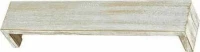 Domus Μετόπη Κουρτινόξυλου 7214 Αλουμινίου Ivory / Χρυσό