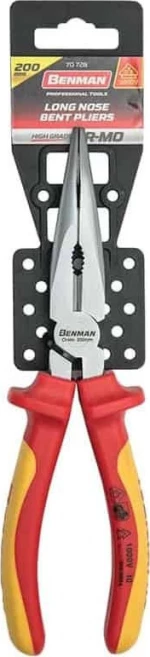 Benman 70728 Μυτοτσίμπιδο Κυρτό Ηλεκτρολόγου 200mm