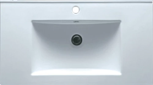 KLP Piccolo Ένθετος Νιπτήρας Πορσελάνης 70x46cm Λευκός