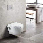 Creavit Razor TP325 Thermoplast Slim Λεκάνη Κρεμαστή Soft Close / με Μπιντέ White