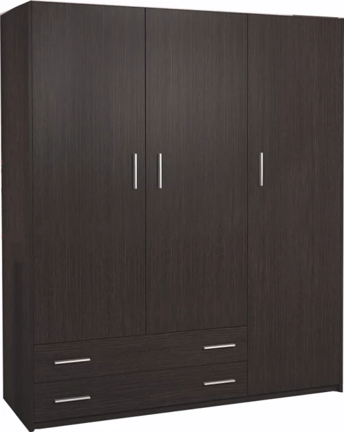 Ντουλάπα No28 Wenge Τρίφυλλη 150x60x180cm