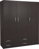 Ντουλάπα No28 Wenge Τρίφυλλη 150x60x180cm
