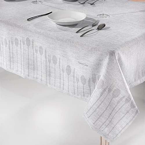 Saint Clair Τραπεζομάντηλο 145x145 1007 Silver