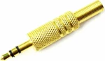 3.5mm Jack male Stereo Gold Plated