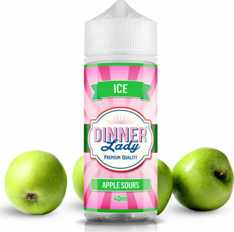 Dinner Lady Flavor Shot Apple Sours Ice 120ml