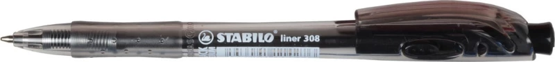 Stabilo Στυλό Ballpoint 1.0mm με Μαύρο Mελάνι Liner 308