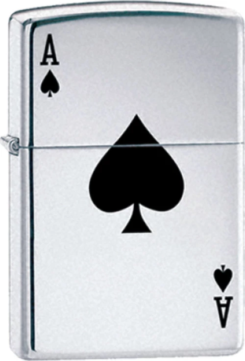 Zippo Αναπτήρας Λαδιού Αντιανεμικός Lucky Ace Ace of Spades