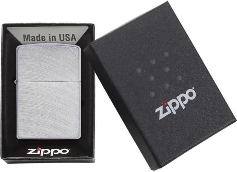 Zippo Αναπτήρας Λαδιού Αντιανεμικός Chrome Arch