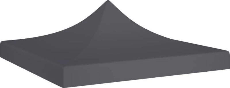 vidaXL Κάλυμμα Τέντας Εκδηλώσεων Ανθρακί 2x2m 270gr/m² 315338
