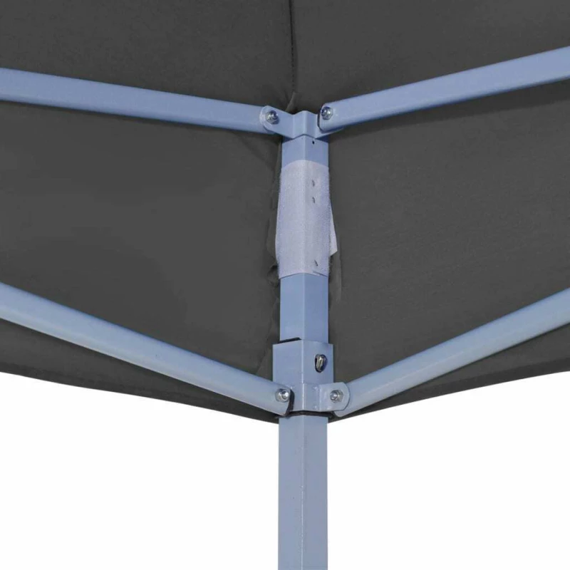 vidaXL Κάλυμμα Τέντας Εκδηλώσεων Ανθρακί 2x2m 270gr/m² 315338