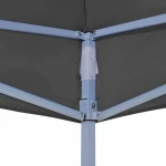 vidaXL Κάλυμμα Τέντας Εκδηλώσεων Ανθρακί 2x2m 270gr/m² 315338