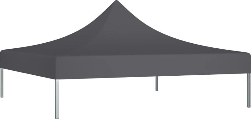 vidaXL Κάλυμμα Τέντας Εκδηλώσεων Ανθρακί 2x2m 270gr/m² 315338