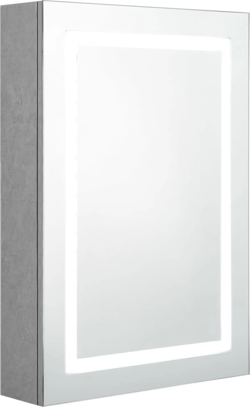 vidaXL 326488 Ορθογώνιος Καθρέπτης Μπάνιου με Ντουλάπι 50x70cm