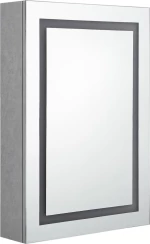 vidaXL 326488 Ορθογώνιος Καθρέπτης Μπάνιου με Ντουλάπι 50x70cm