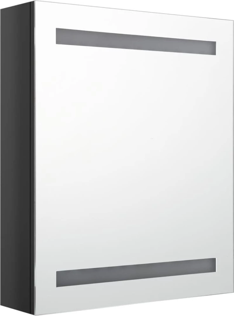 vidaXL 326481 Ορθογώνιος Καθρέπτης Μπάνιου με Ντουλάπι 50x60cm