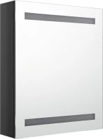 vidaXL 326481 Ορθογώνιος Καθρέπτης Μπάνιου με Ντουλάπι 50x60cm